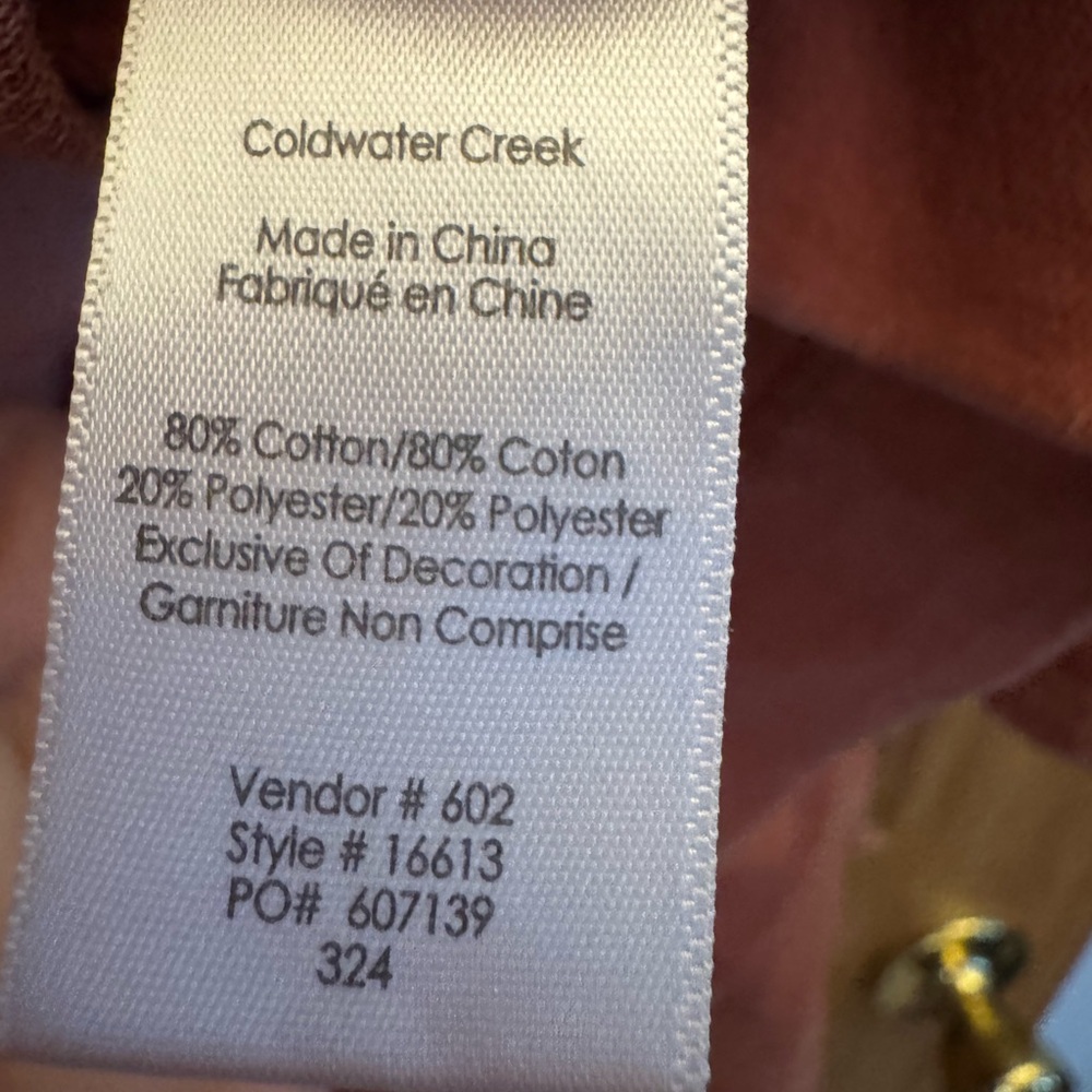 Coldwater Creek Lightweight Fleece Swing Cardigan - Picture 5 of 5